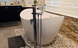 Aquatica Purescape 171 Mini Freestanding Cast Stone Bathtub FL 03